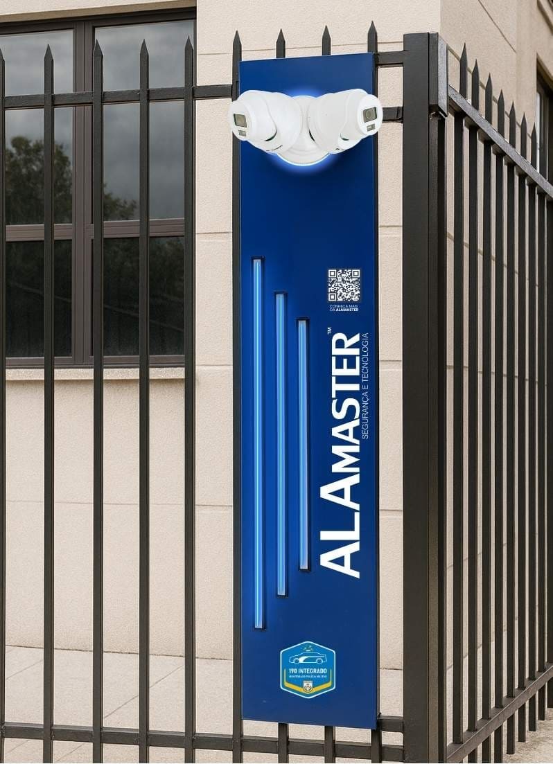 AlaVision Mural instalado em gradil