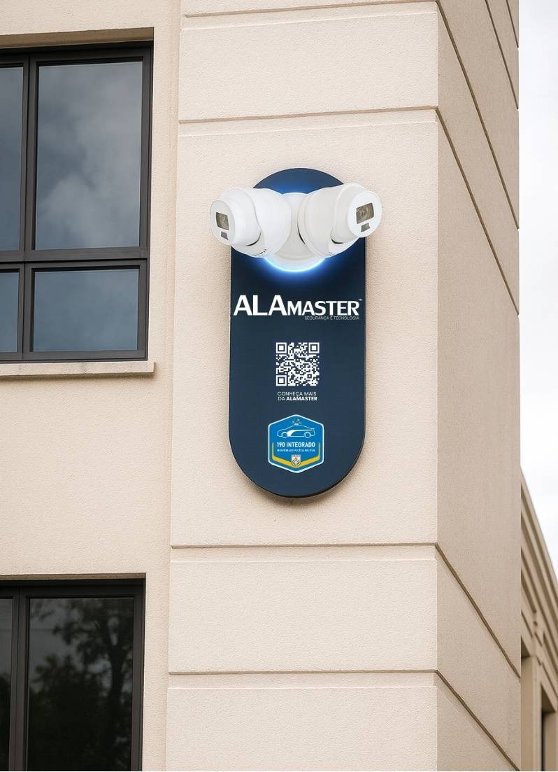 AlaVision Mini instalada na parede